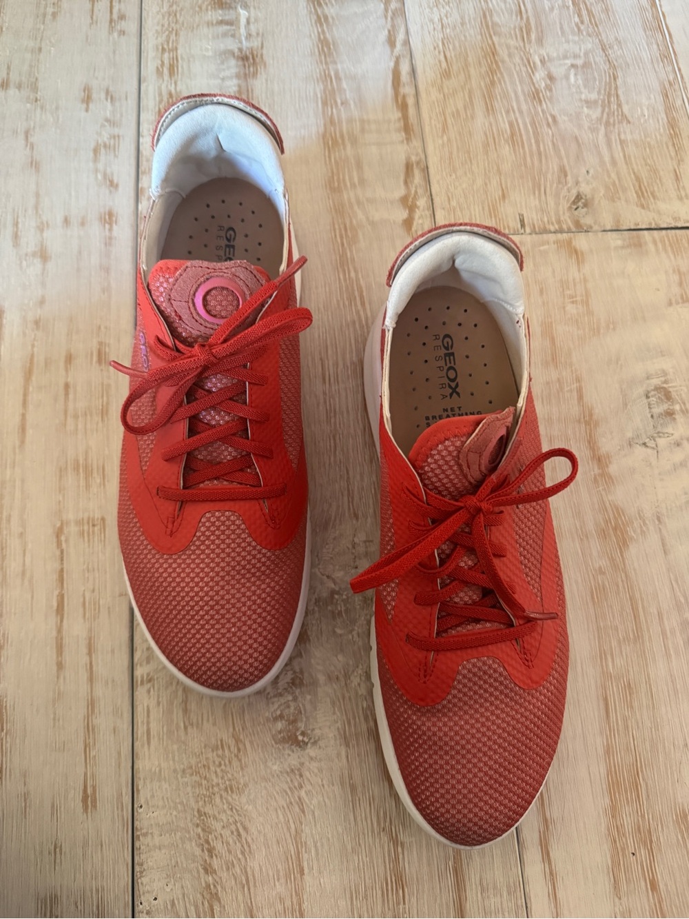 Geox Red Women's Sneakers